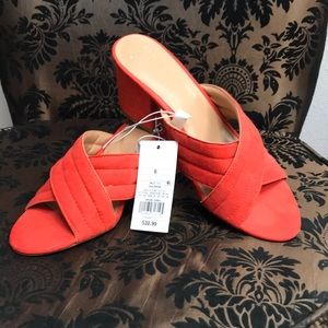 block heel sandal. Size 8.5, fits like an 8